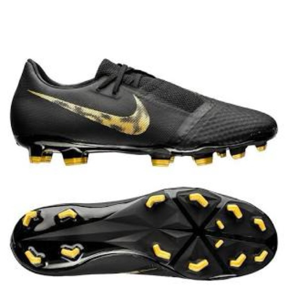 Nike Black and Gold VNM Cleats